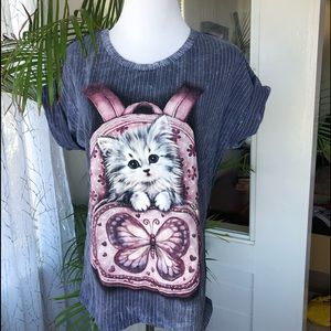 🇺🇸SALE 28% OFF Striped Cuffed short sleeve shirt